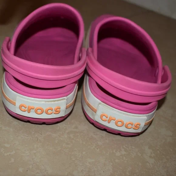 CROCS Platform Shoes Size 4 J - Picture 4 of 5